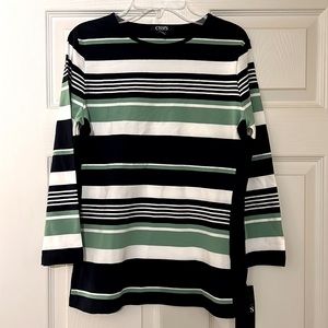 Chaps long sleeve top, size S